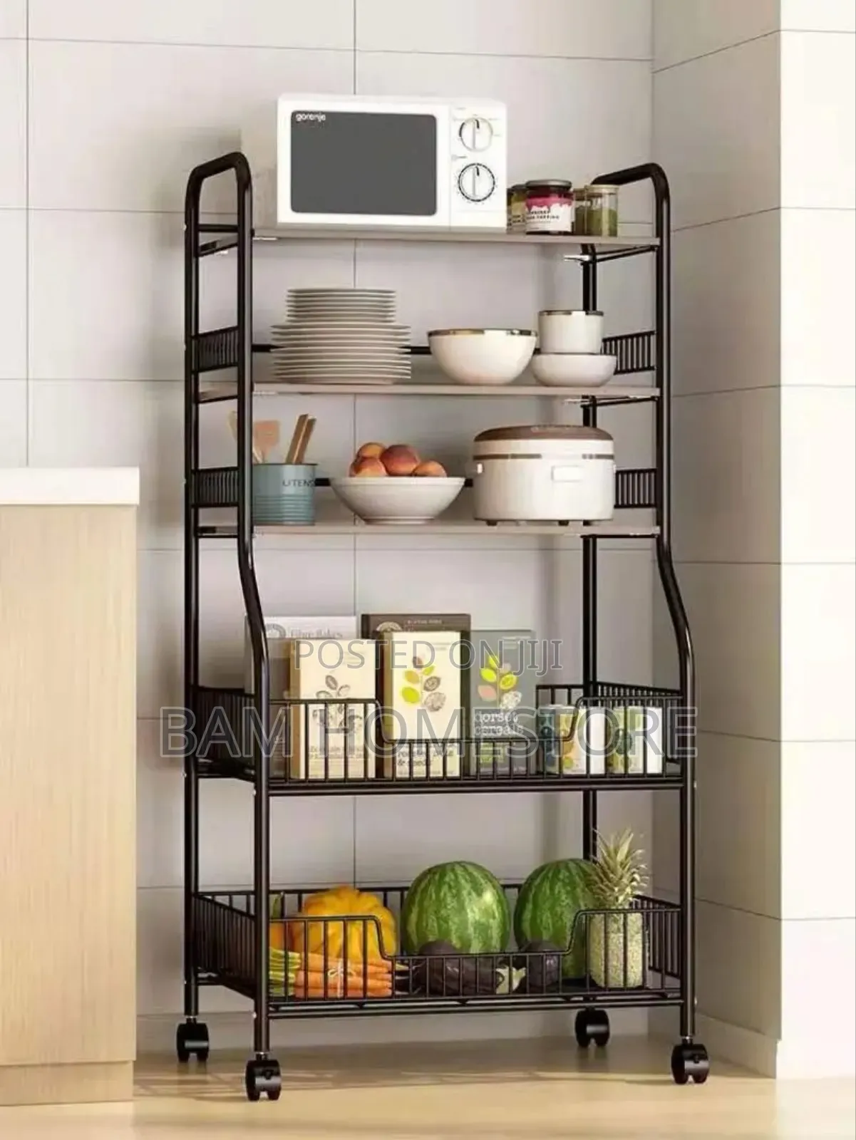 5 Tier Classic Kitchen Rack
