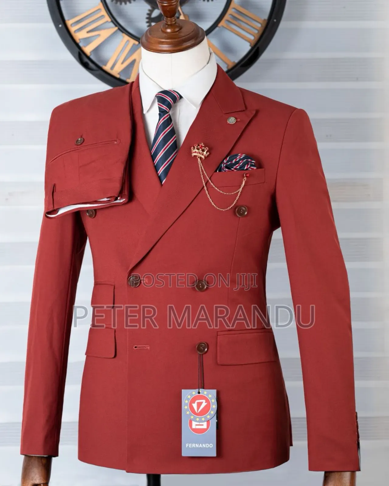 Red Mens Toxido Suits