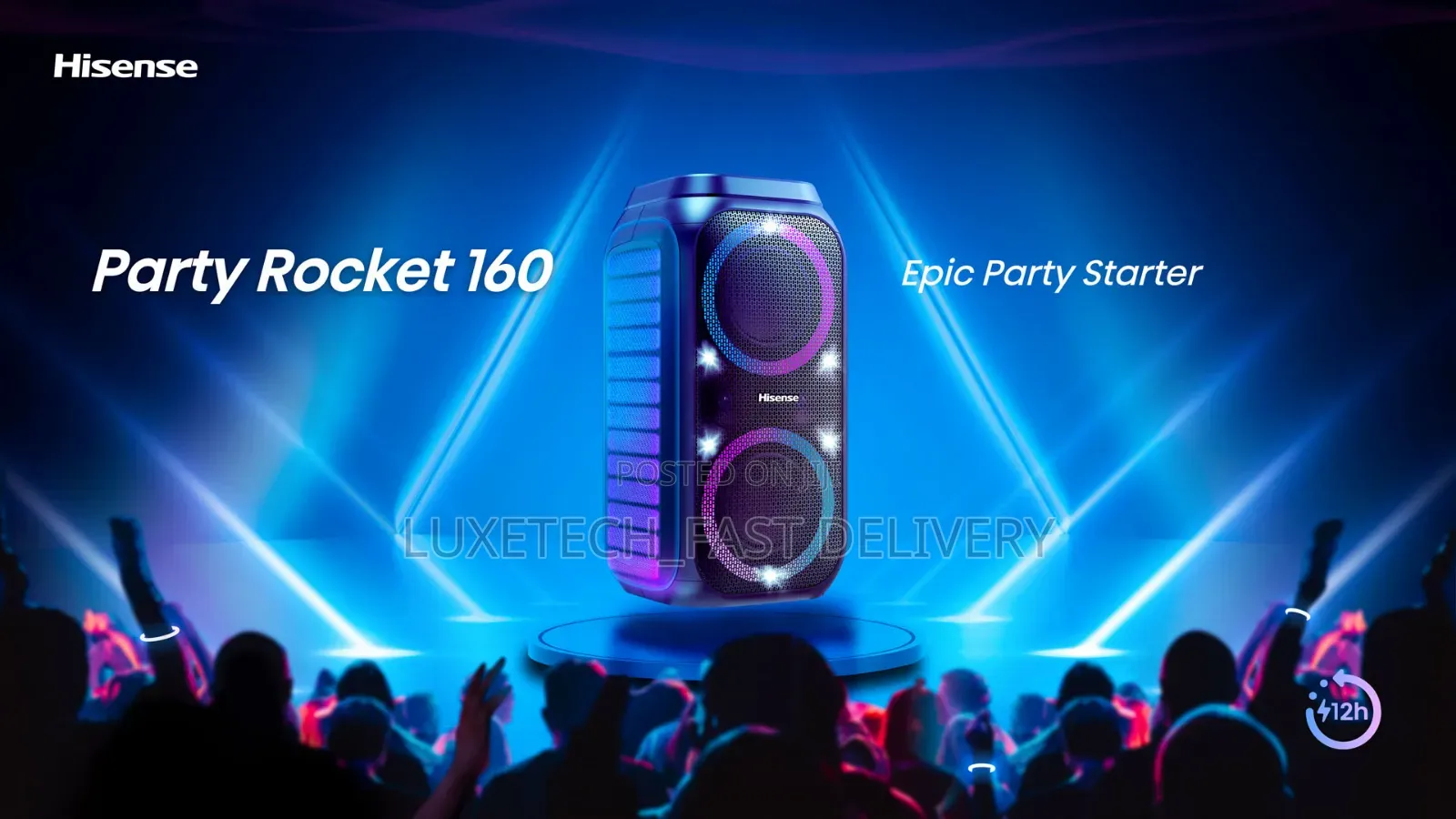 Hisense Pr160 | Party Rocket Portable Speaker 160w