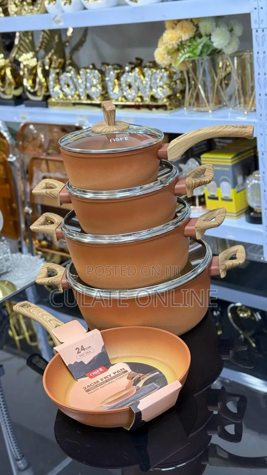 5pcs Osfe Non-Stick Cookware Set