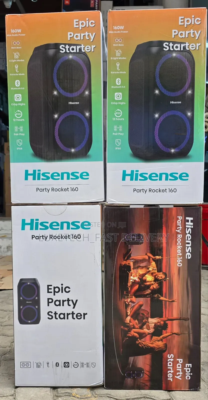 Hisense Party Rocket 160w Portable Party Speaker