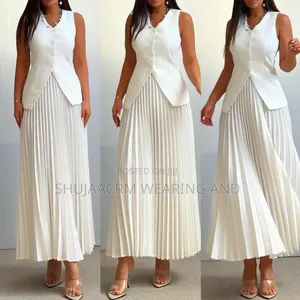 Flower Vest/Long Skirt Clad