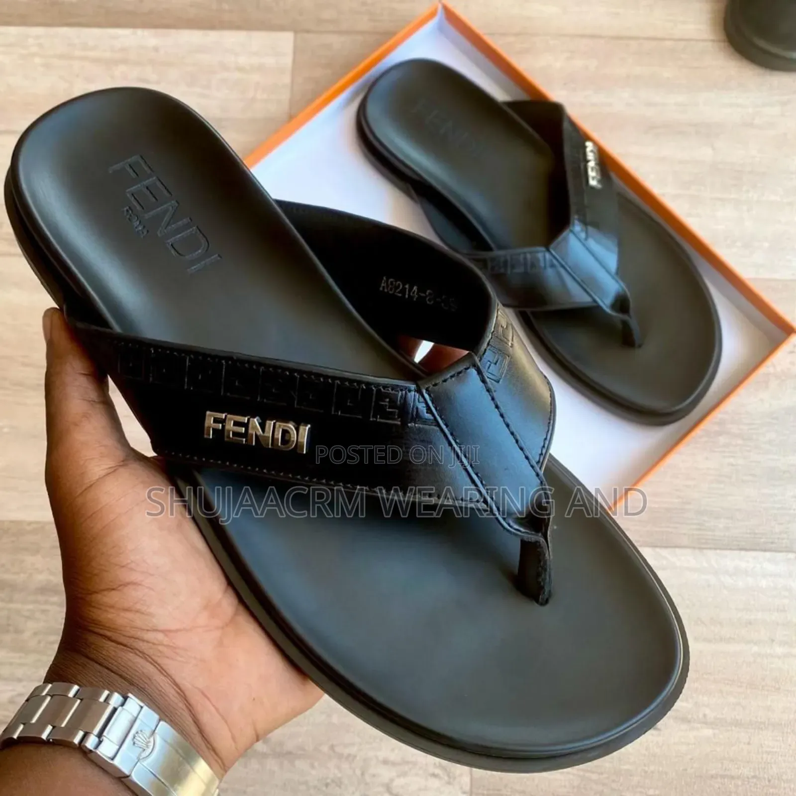 Open Shoes/Men Sandals/Leather Maked