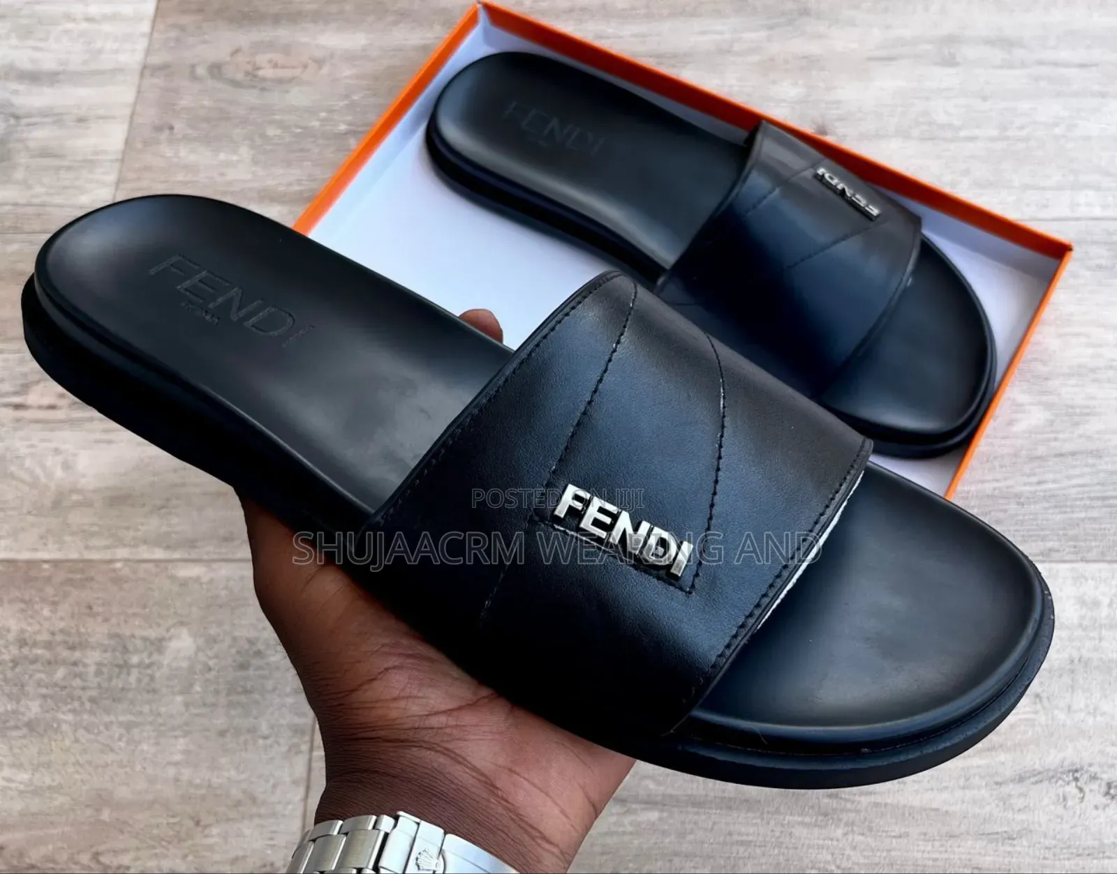 Open Shoes/Men Sandals/Leather Maked