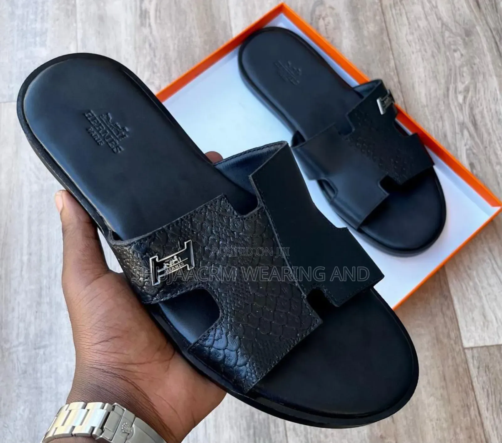 Open Shoes/Men Sandals/Leather Maked
