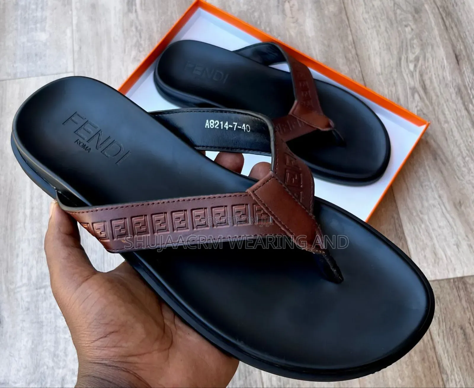 Open Shoes/Men Sandals/Leather Maked