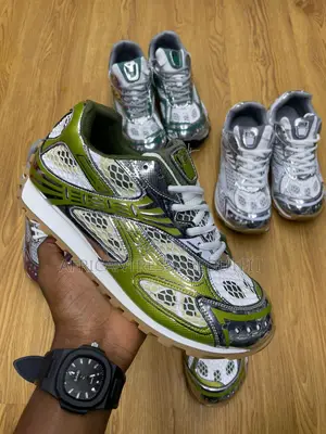 Botega Veneta Metallic Sneakers Available Limited Collection