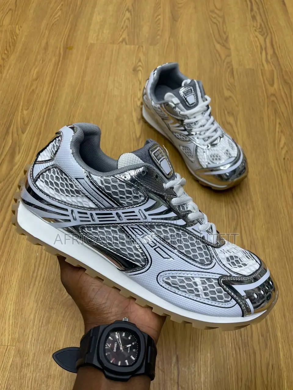 Botega Veneta Metallic Sneakers Available Limited Collection