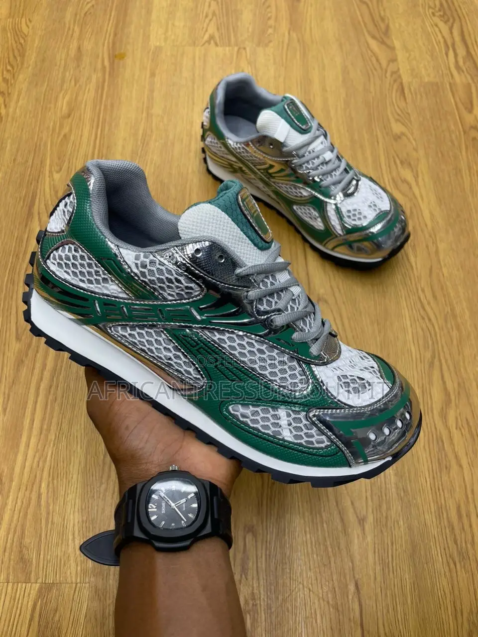 Botega Veneta Metallic Sneakers Available Limited Collection