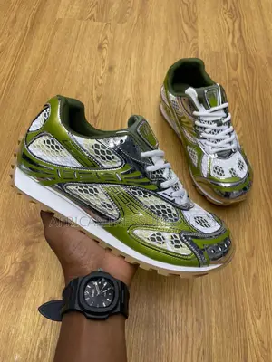 Botega Veneta Metallic Sneakers Available Limited Collection