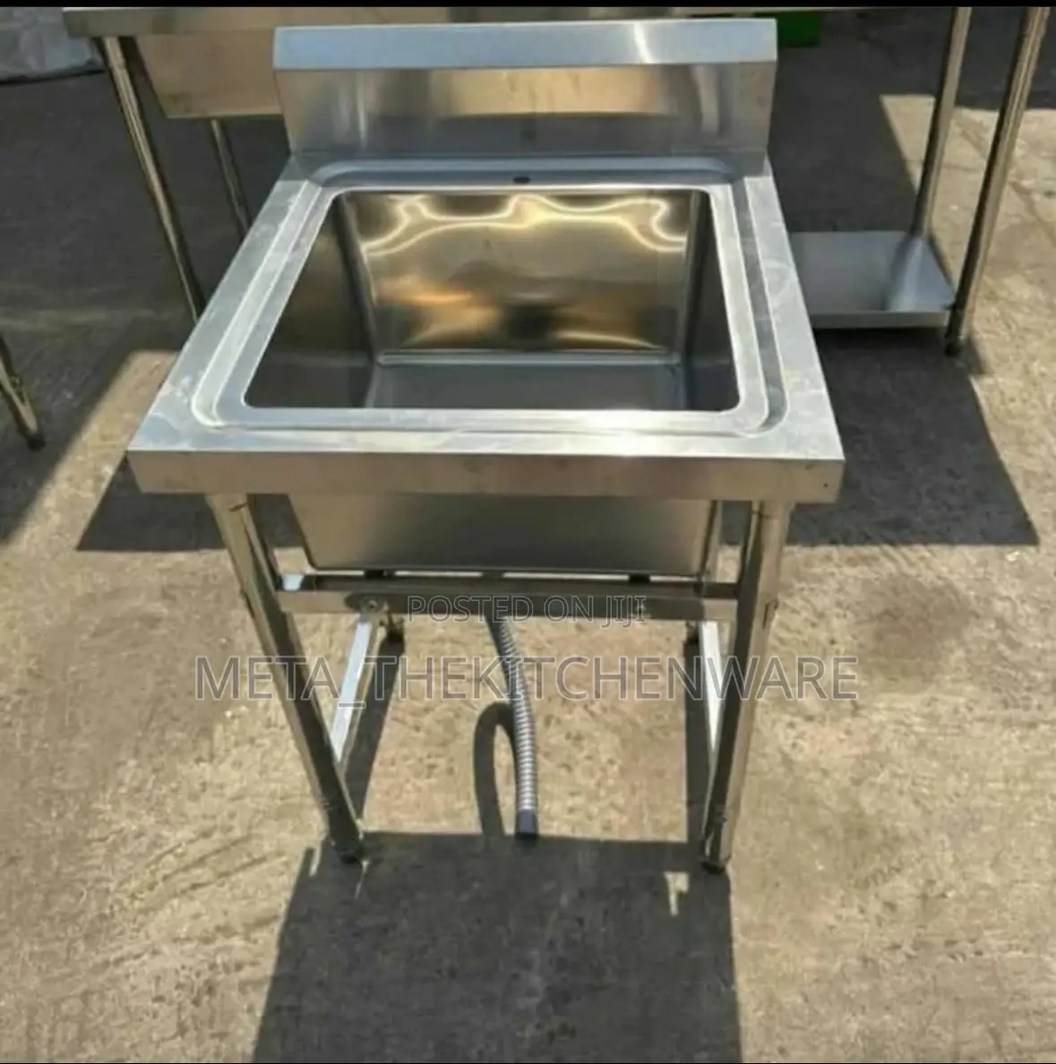 Commercial Stainless Steel Single Sink