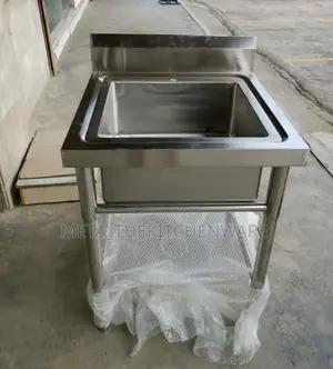 Commercial Stainless Steel Single Sink