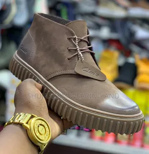 Adhesive Leather Boots/Clarks Boots
