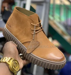 Adhesive Leather Boots/Clarks Boots