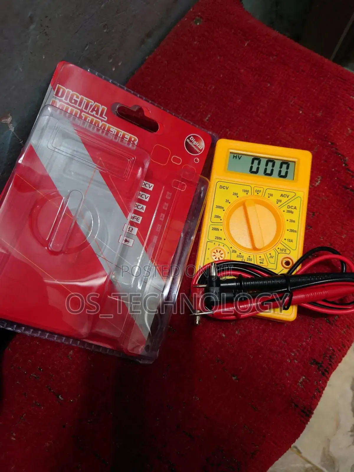 Original Digital Multimeter Inapima Dc,Ac,Diode, Resistor...
