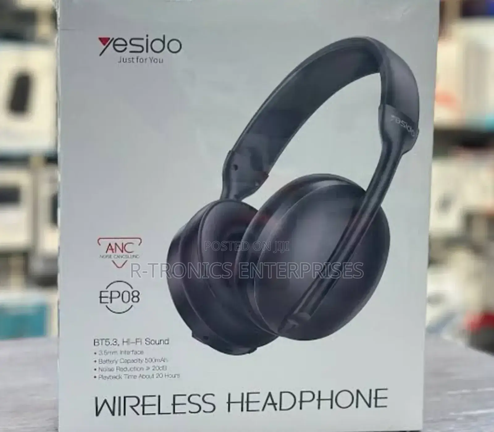 Yesido Ep08 Wireless Headphone Active Noise
