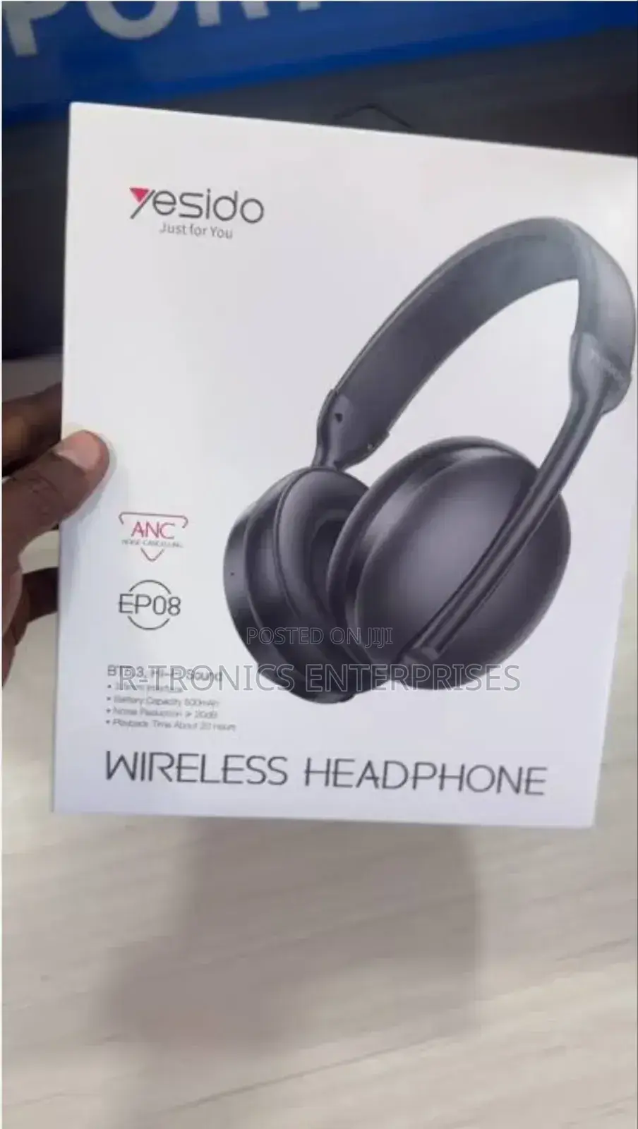 Yesido Ep08 Wireless Headphone Active Noise