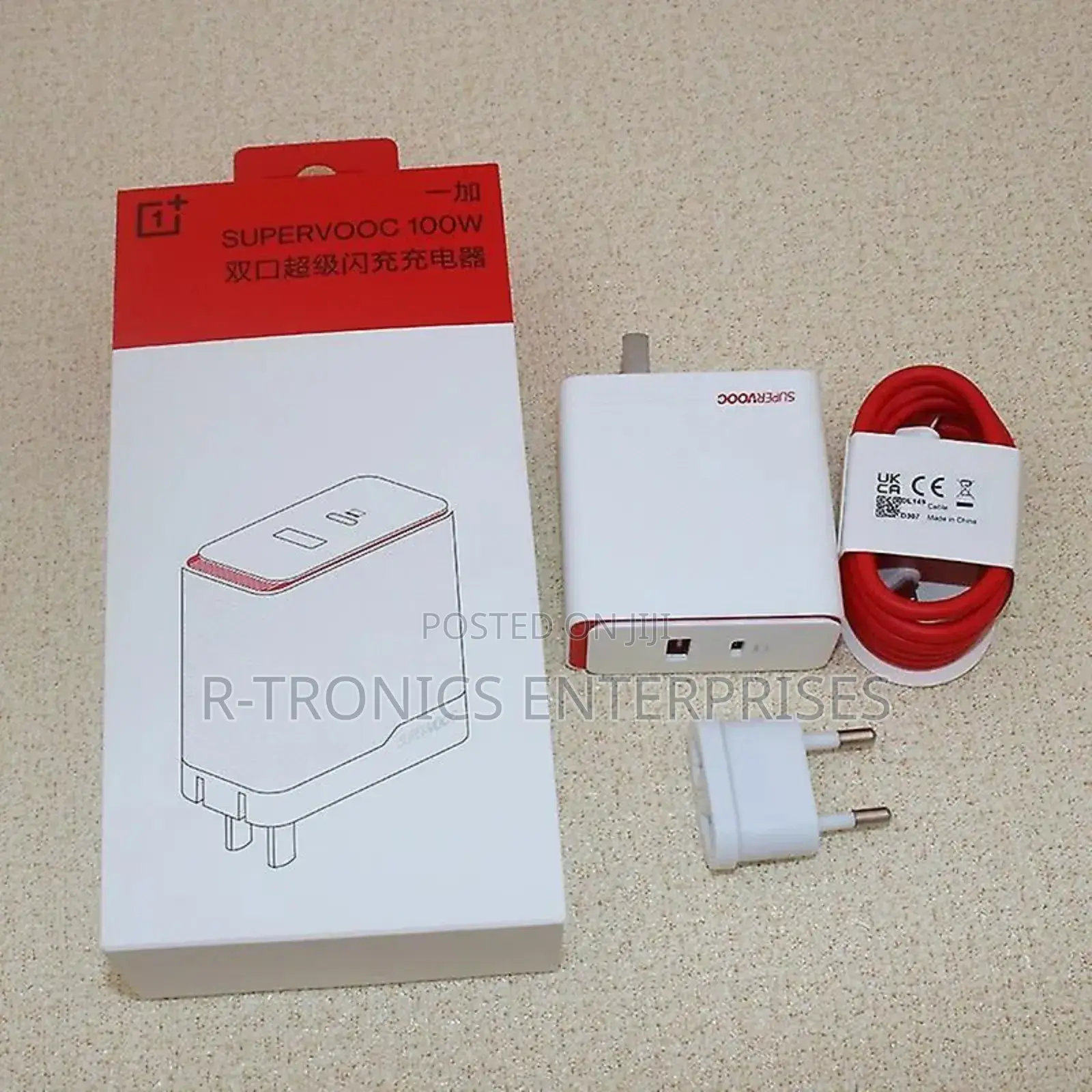Supervooc 100w Adapter for Oneplus Usb Type C Charging Cable