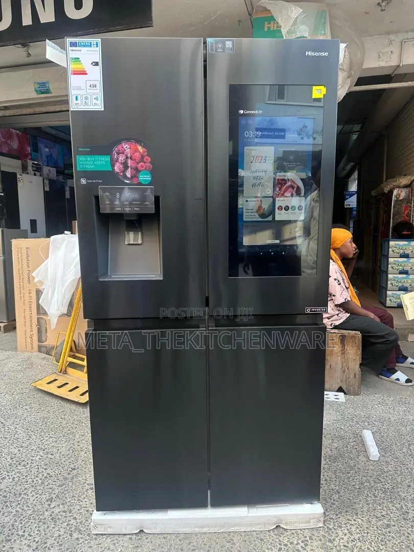 Hisense Fridge H750fsb-Idls Smart Wifi 536l Non Plumbed