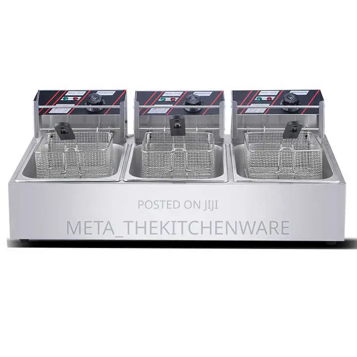 Electric Triple Deep Fryer 18l