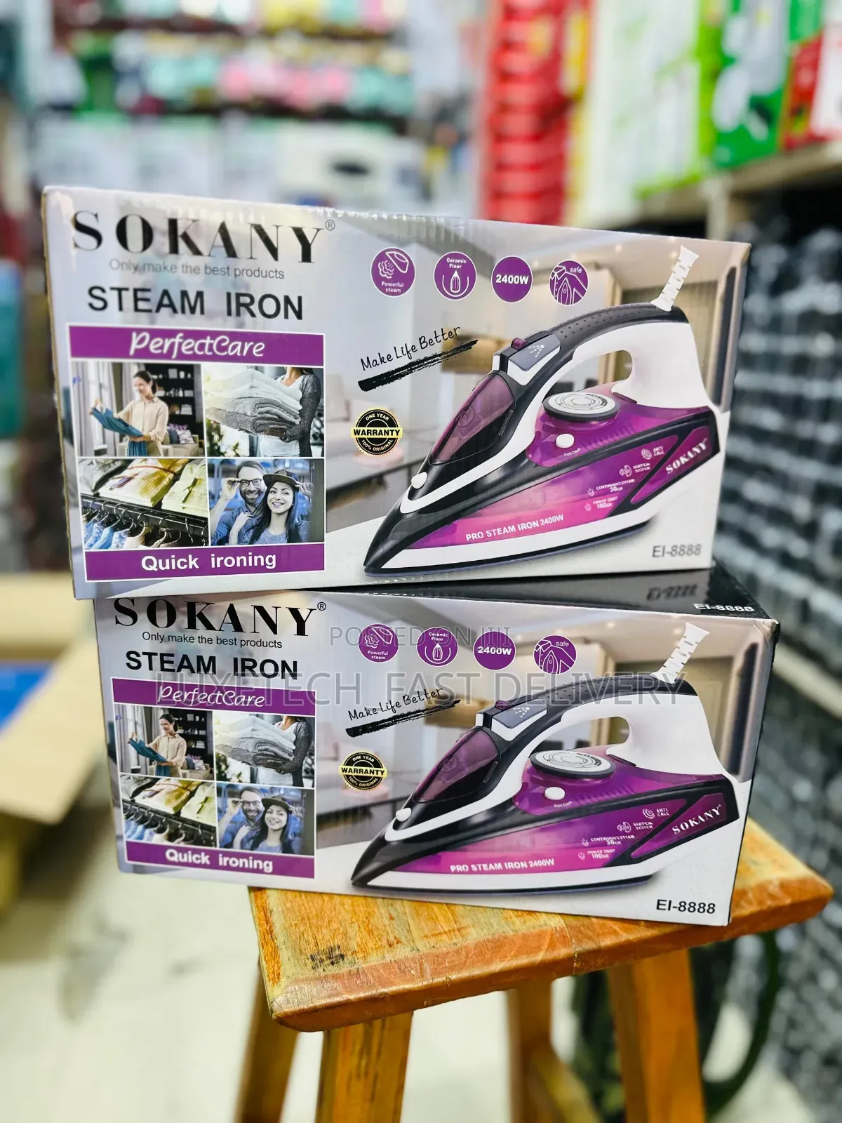 Sokany Steam Iron, Model El-8888