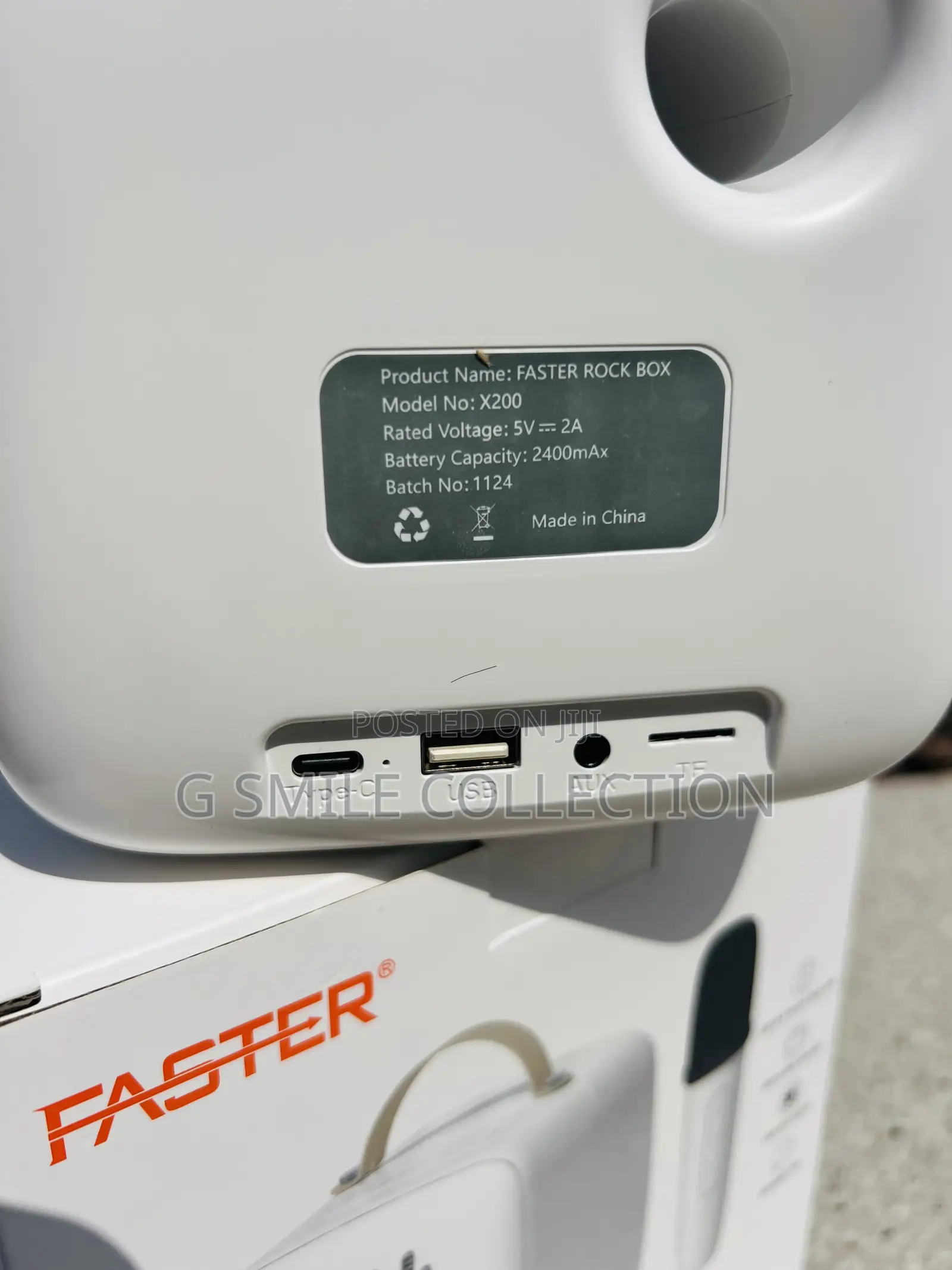 Faster Rock Box Speaker
