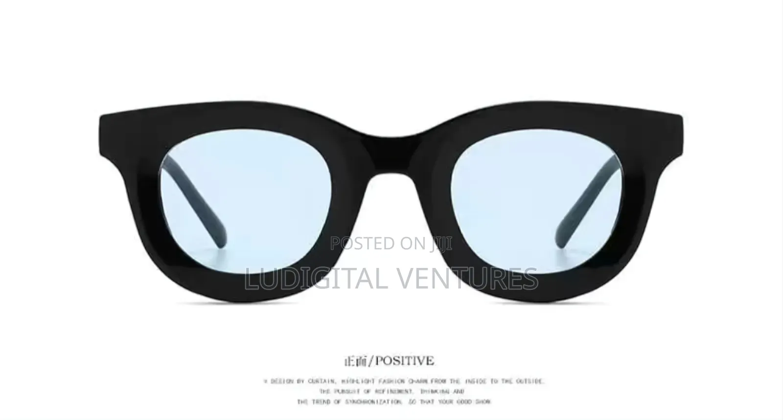 Designer Sun Glasses/Frames [Light Blue Shade]