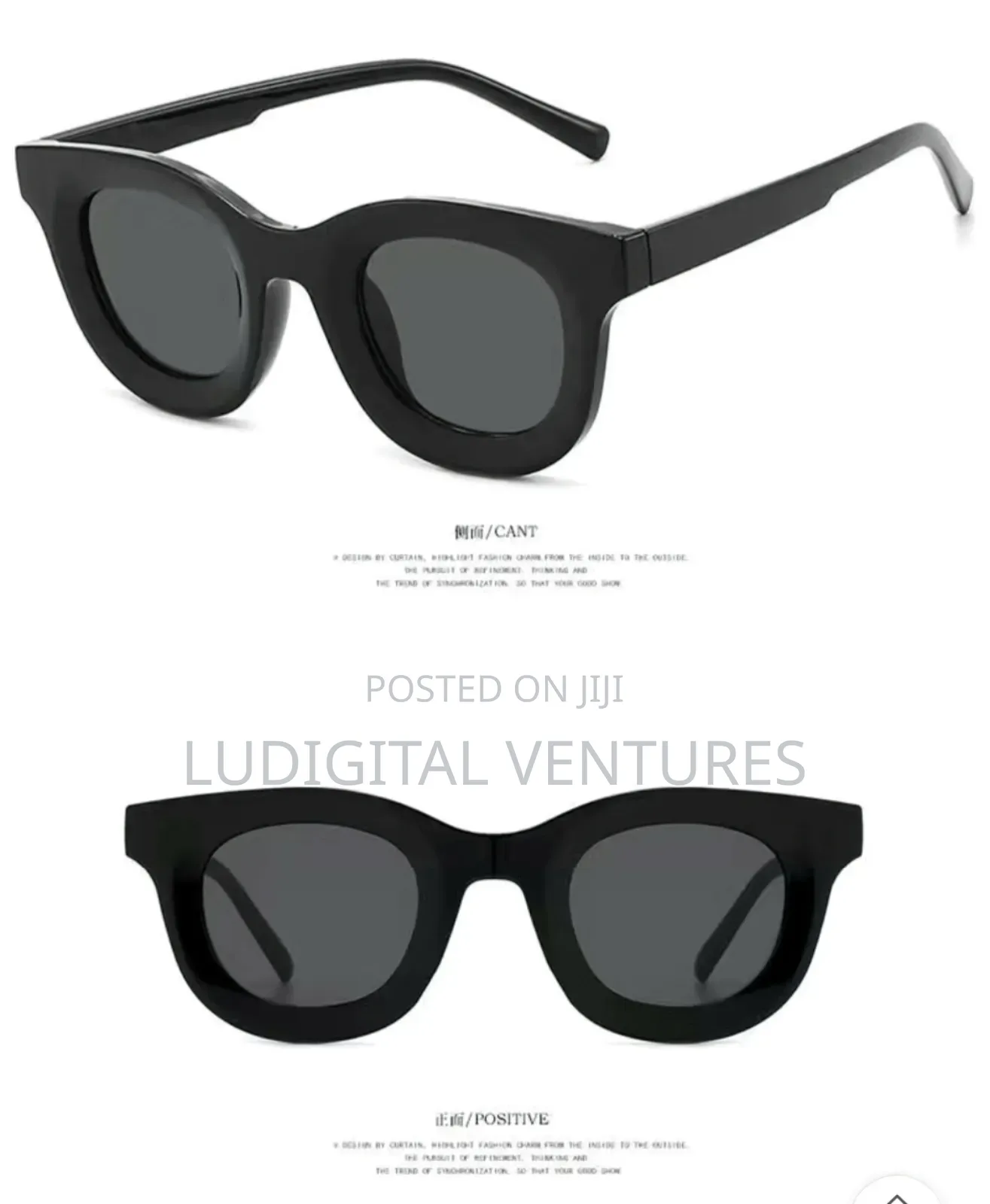 Designer Sun Glasses/Frames [Light Blue Shade]