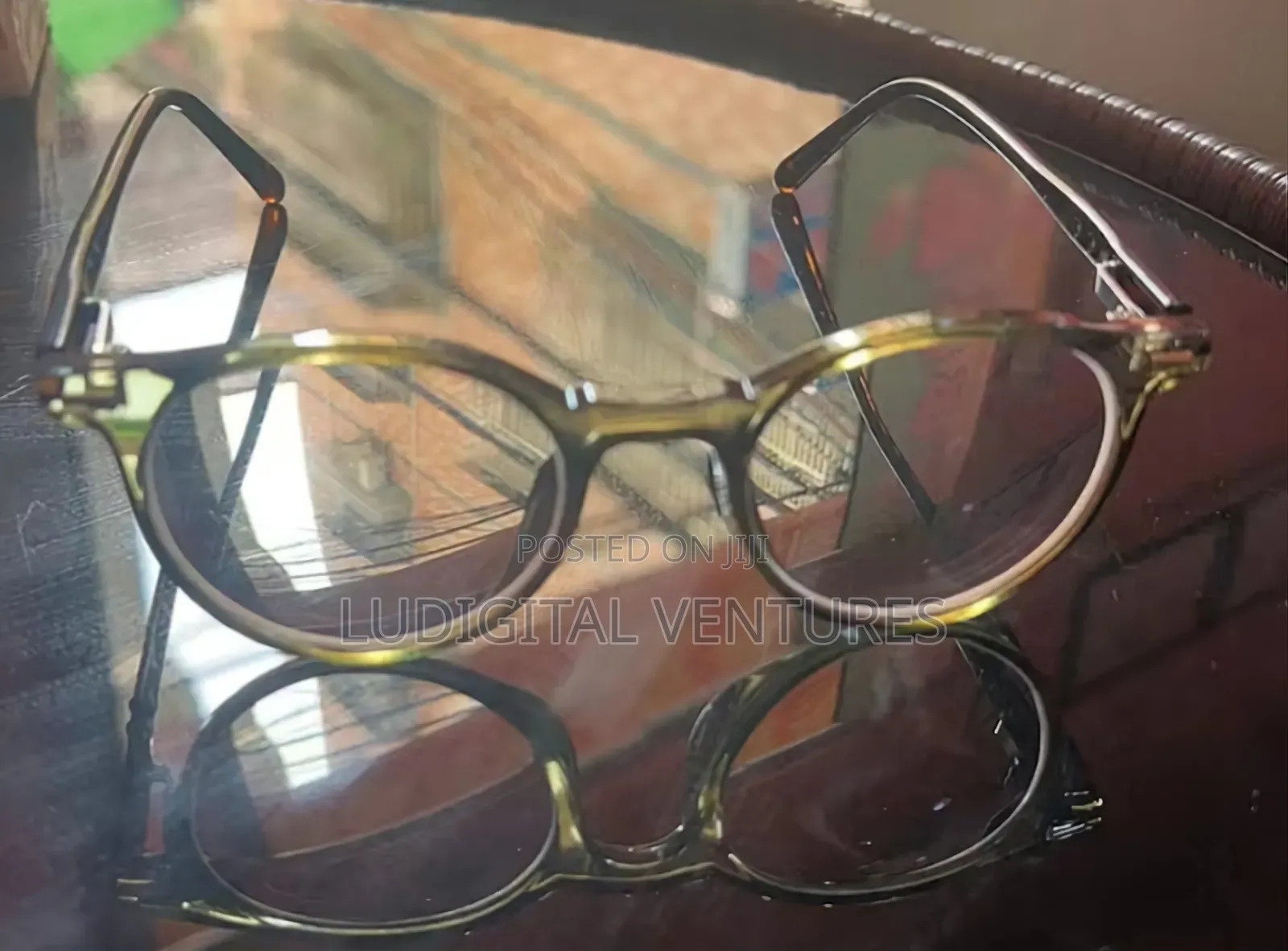 Designer Glasses/Frames + Ultra Violet Light Protected Layer