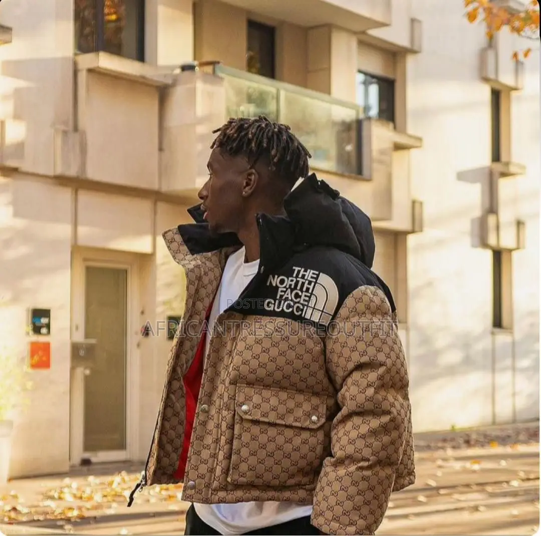 Gucci North Face Coats Available Leather Exterior
