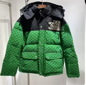 Gucci North Face Coats Available Leather Exterior