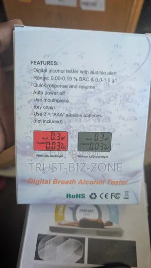 Digital Breath Alcohol Tester