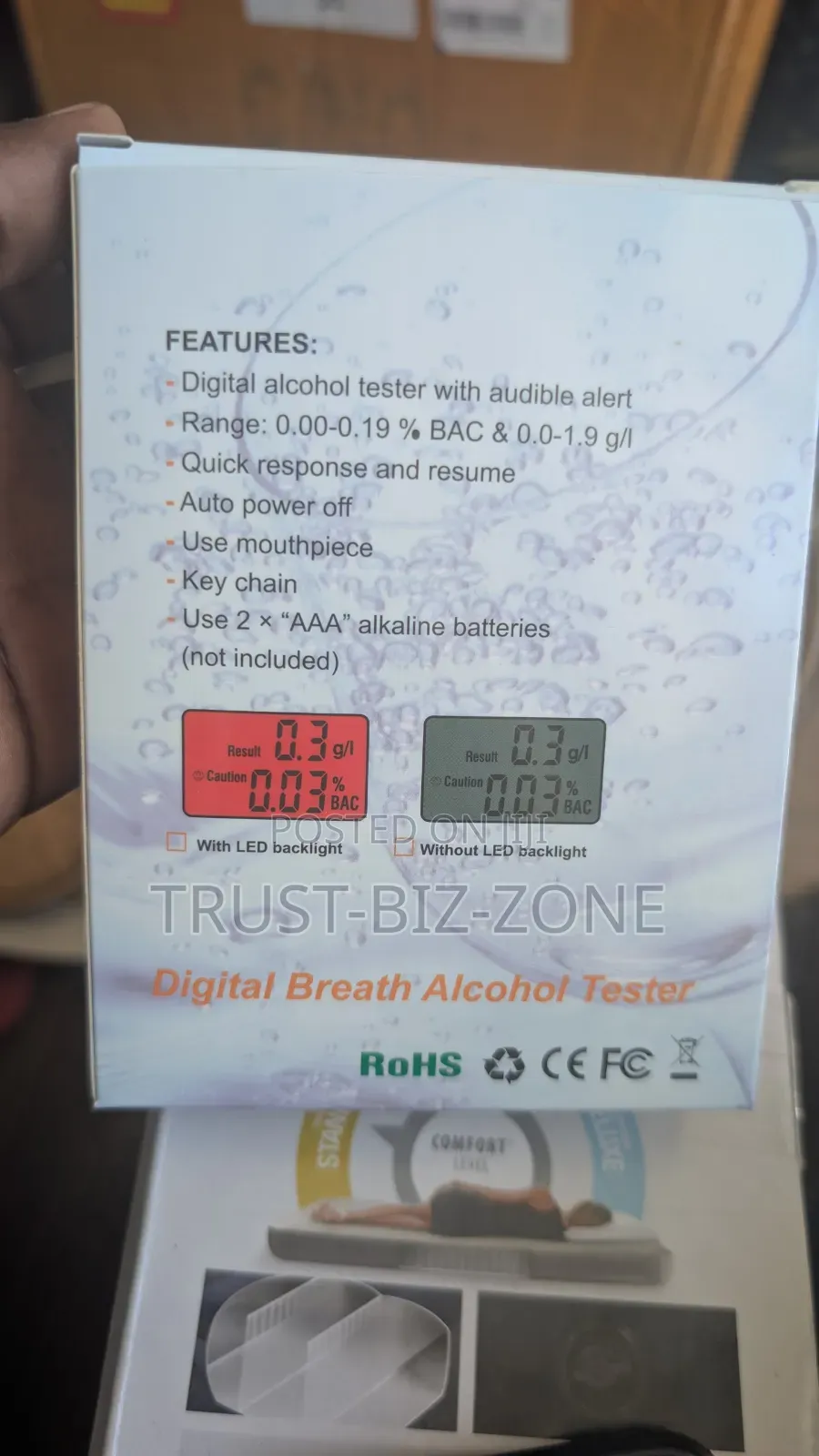 Digital Breath Alcohol Tester