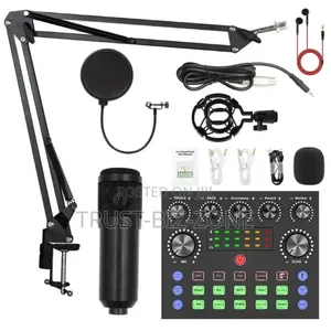 Profesional Studio Recording Microphone Condenser Kit Set