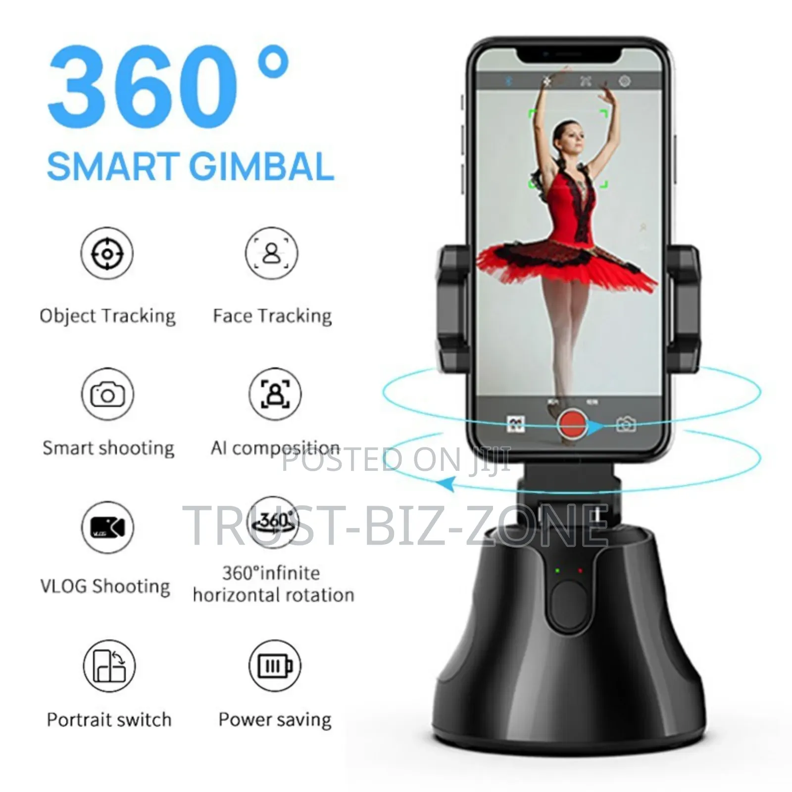 360° Rotarion Tracking Holder