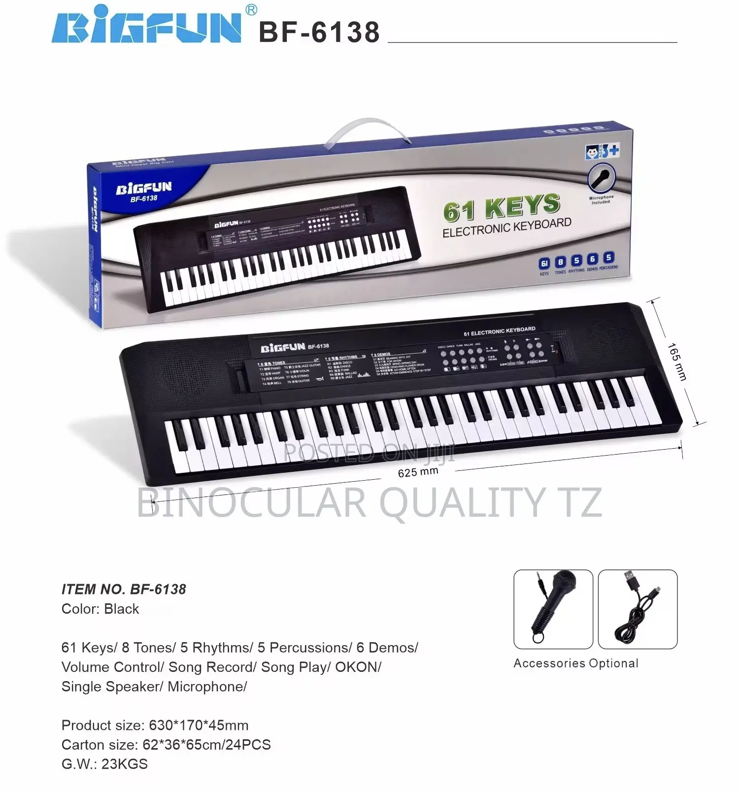 Electronic Keyboard With 61 Keys