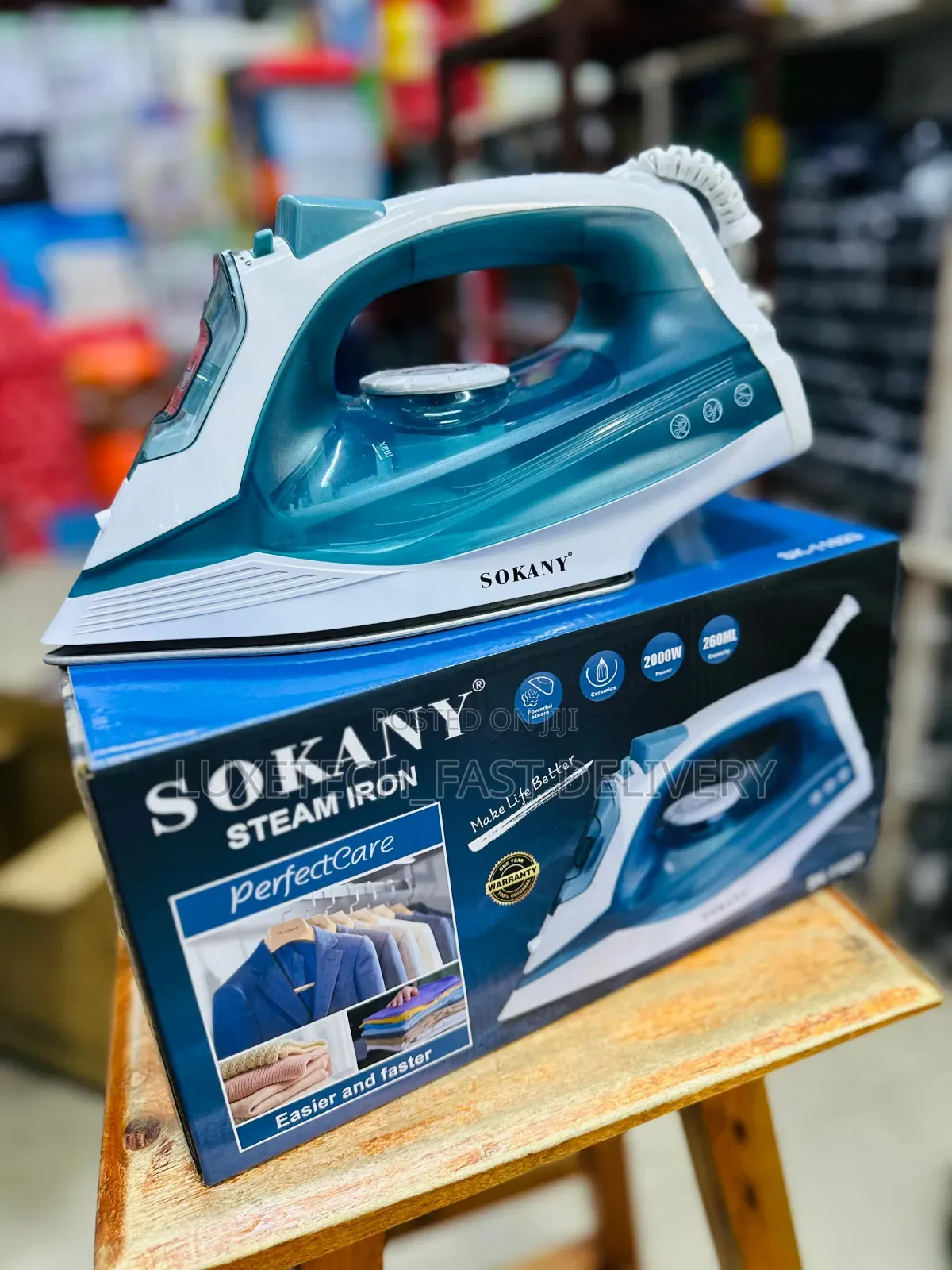 Sokany Sk-11023 Steam Iron Designed for Home Use