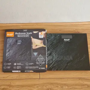 Raf Digital Glass Scale, Maximum Weight 180 Kg - Black