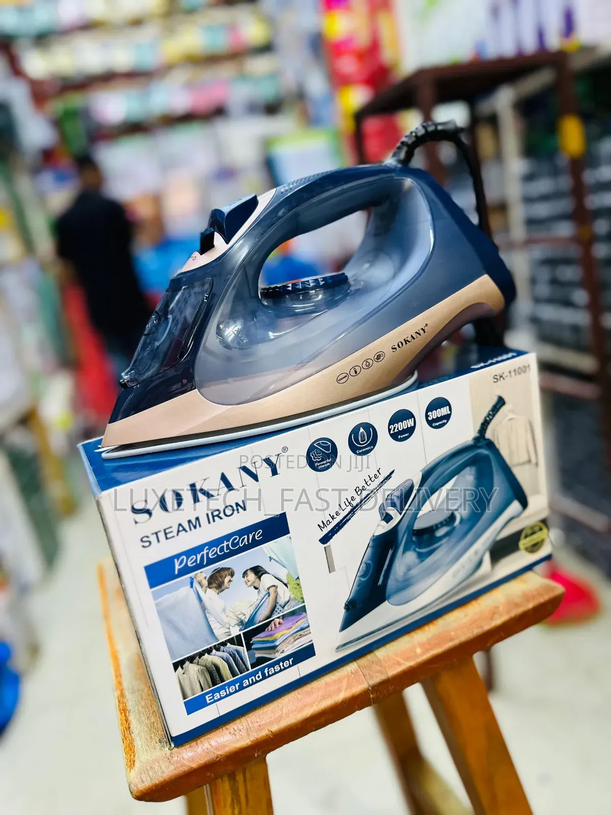 Sokany Steam Iron Sk-11001 With Powerful Steam Burst
