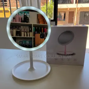 Photo - Touch Led Makeup Mirror 3 Color Lighting, 90 Degree Rotation