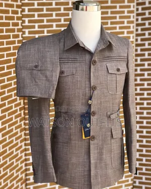 Safari Suits Ya Rangi Ya Kaki
