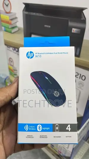 Hp W10 Bluetooth + Wireless Mouse