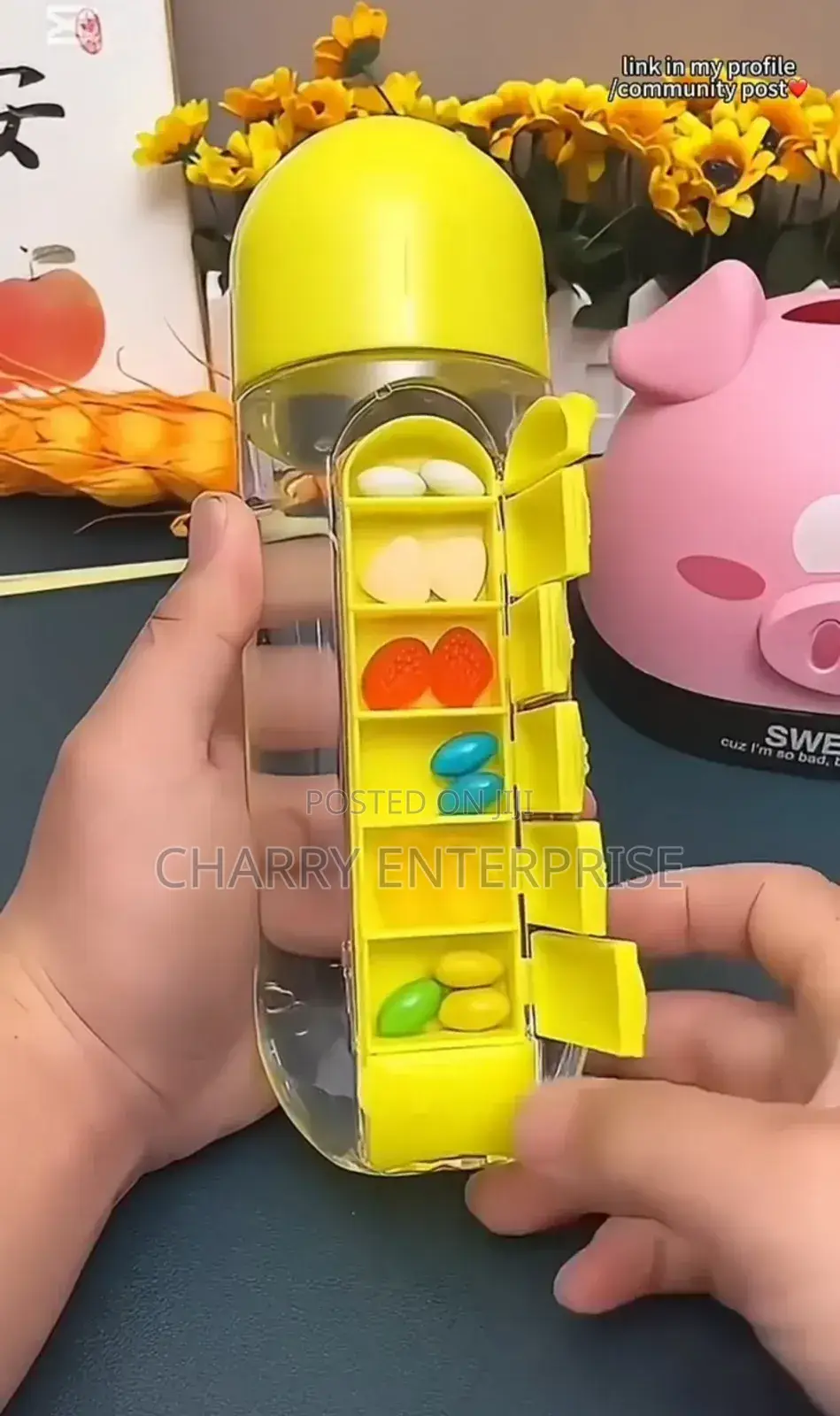 Medicine Pill Box Water Battle