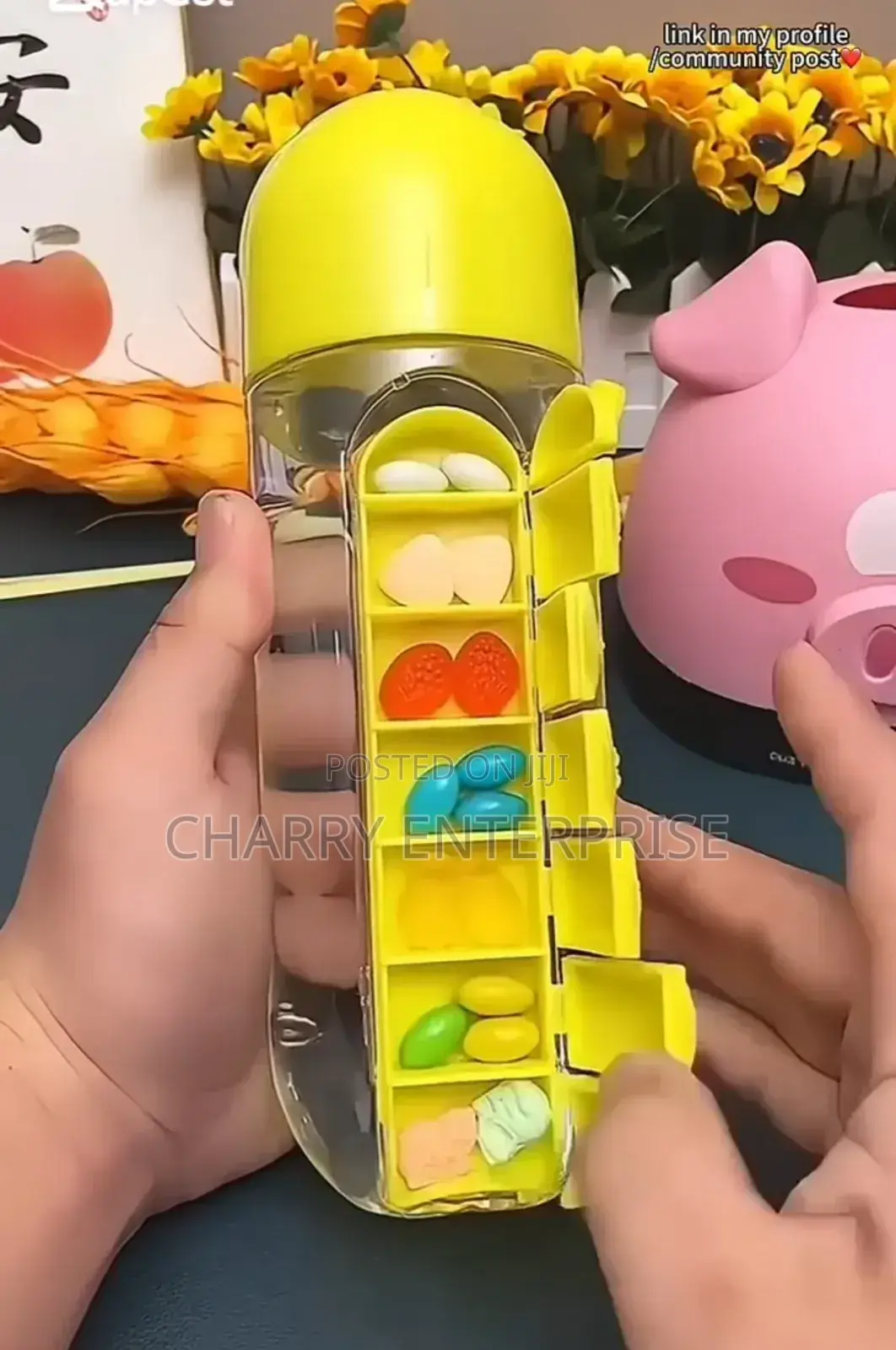 Medicine Pill Box Water Battle