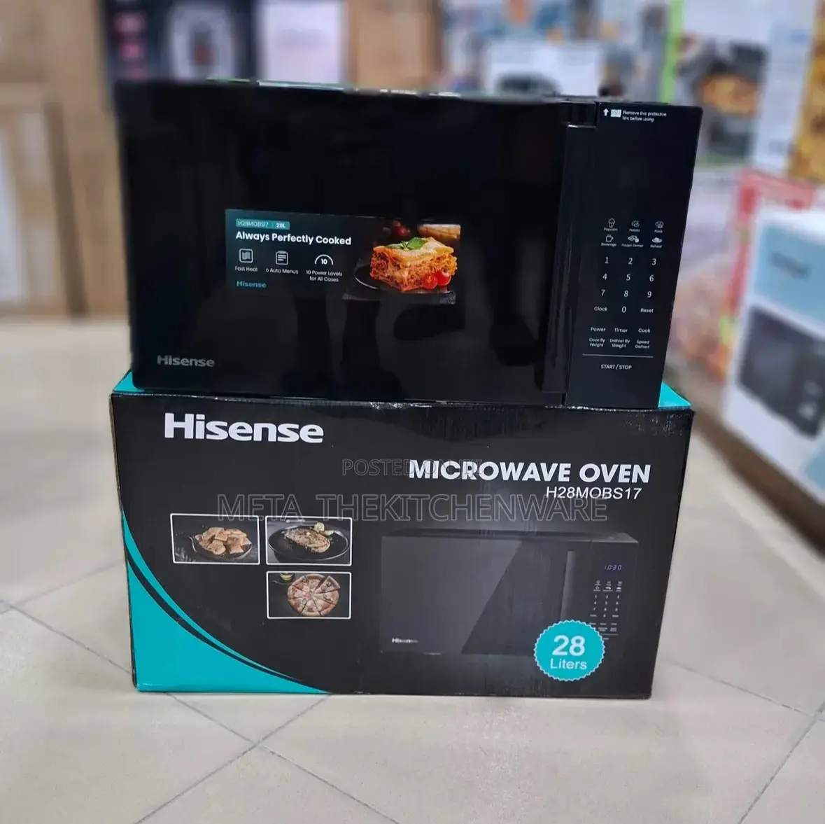 Hisense Digital Microwave Oven With Grill 28l|H28mobs17