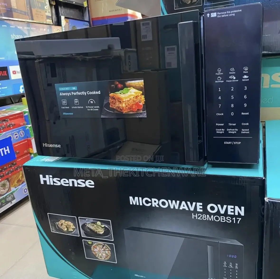 Hisense Digital Microwave Oven With Grill 28l|H28mobs17