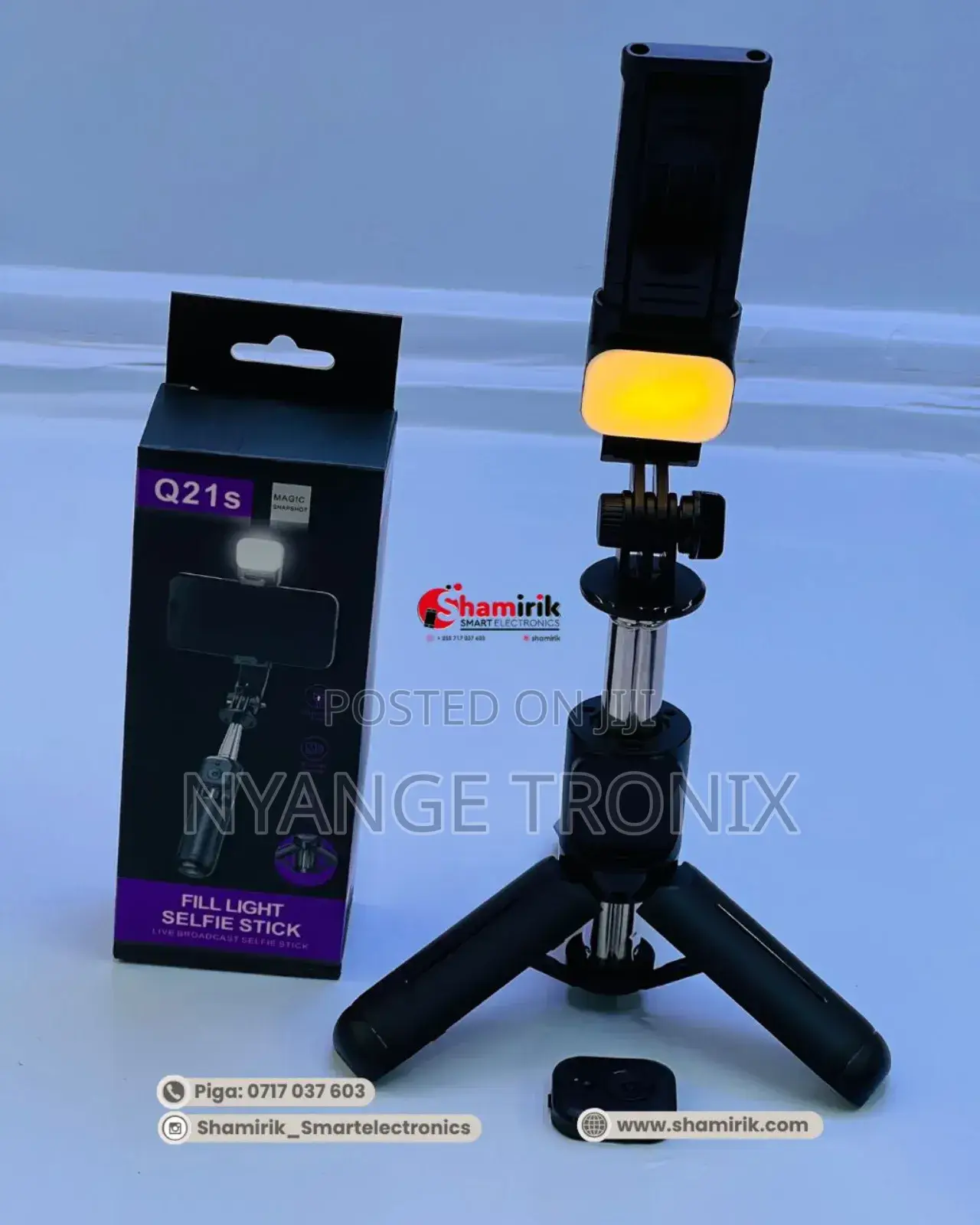 Selfie Stick Tripod (Fill Light) 360’