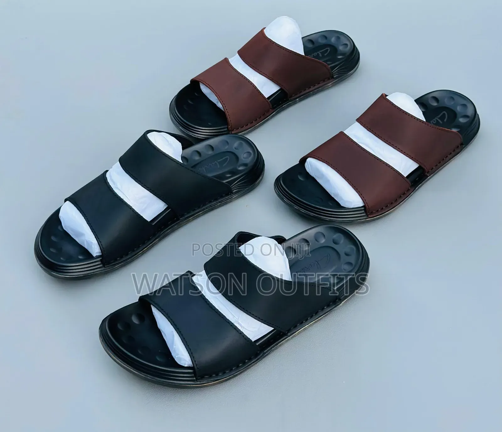 Smart and Clear Clarks Leather Sandals