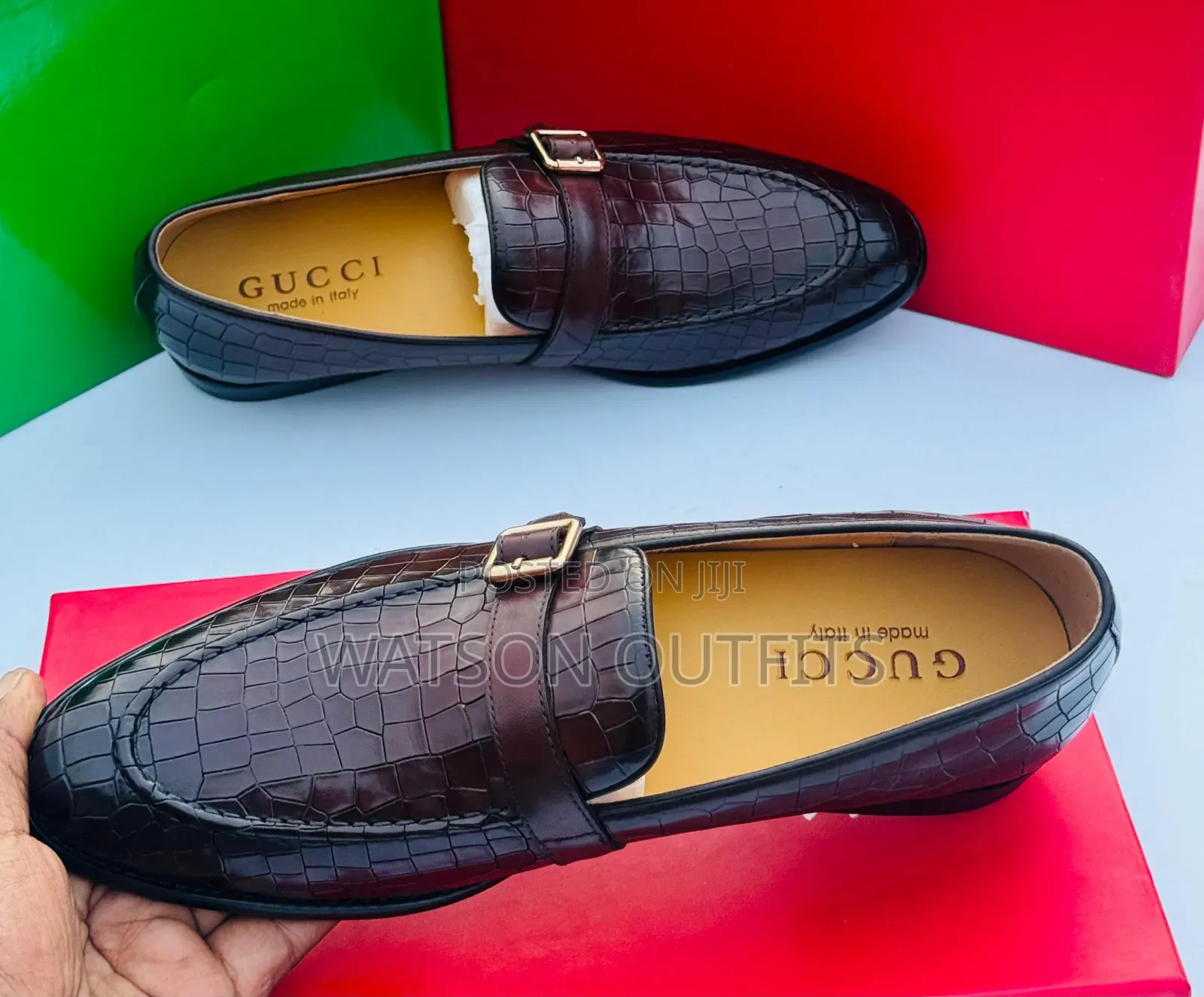 Exceptionally Leather Materials Gucci Shoes