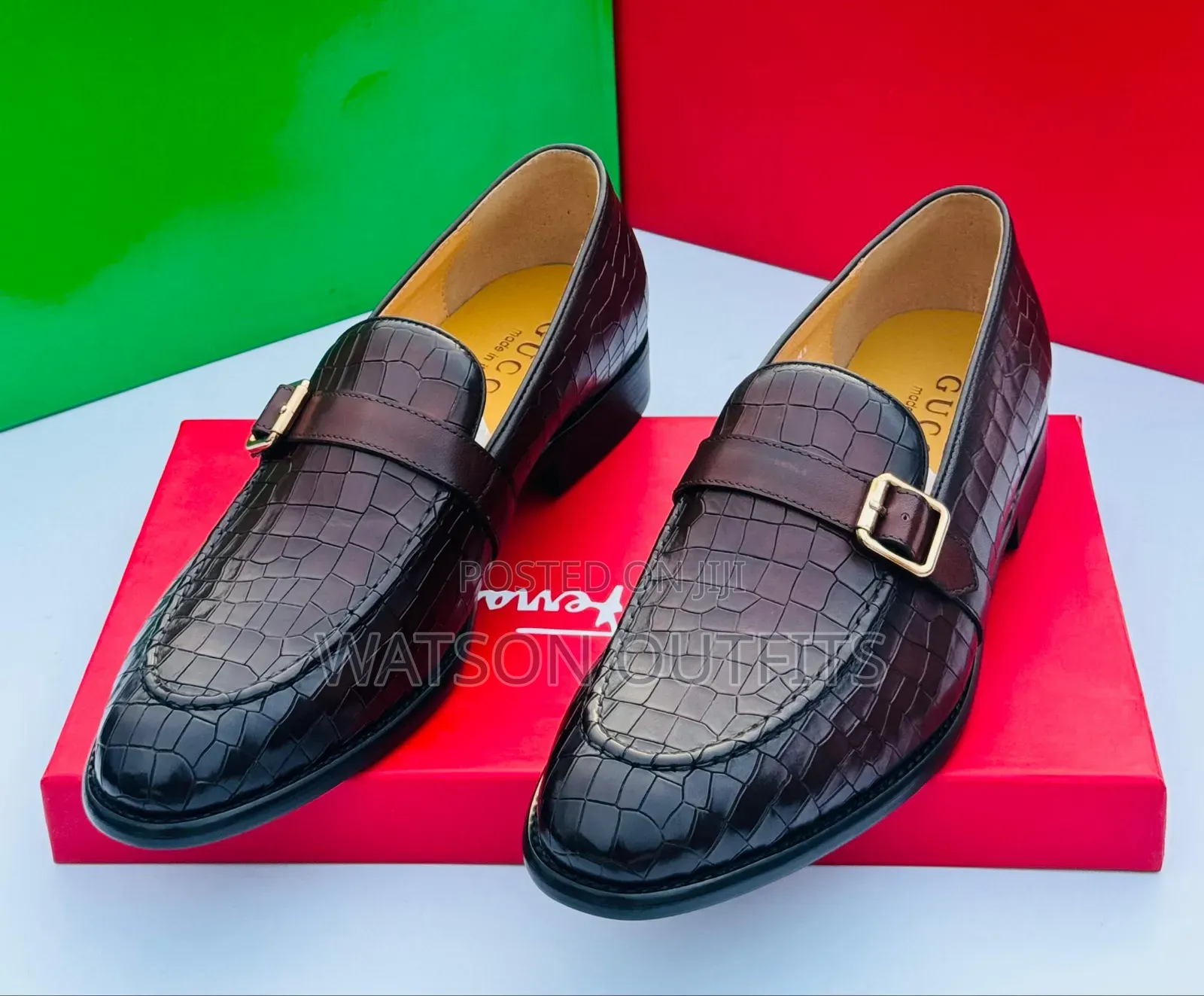 Exceptionally Leather Materials Gucci Shoes